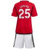 Officiële Voetbalshirt + Korte Broek Manchester United Sancho 25 Thuis 2023-24 - Kids